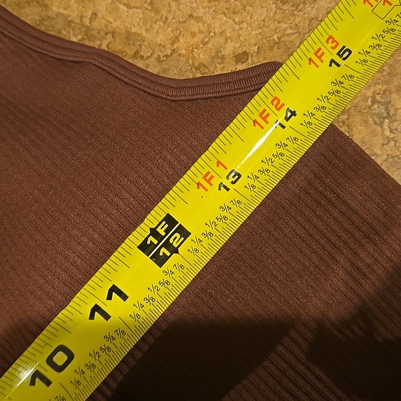 Brown Sleeveless Jumpsuit Xl Fits Smaller Than Tag. Stretch Bodysuit - Picture 15 of 17